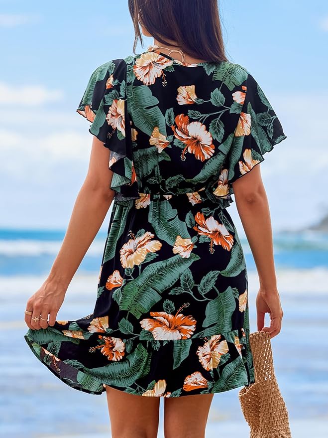 Bylater Donna Summertime Fallow Tinta Unita Scollo A V Senza Maniche Polsini Increspati Allentato E Confortevole Lohas Tempo Vita Alta Casual Abito Madre Se Il Abito Da Sposa Rosa S 121368546