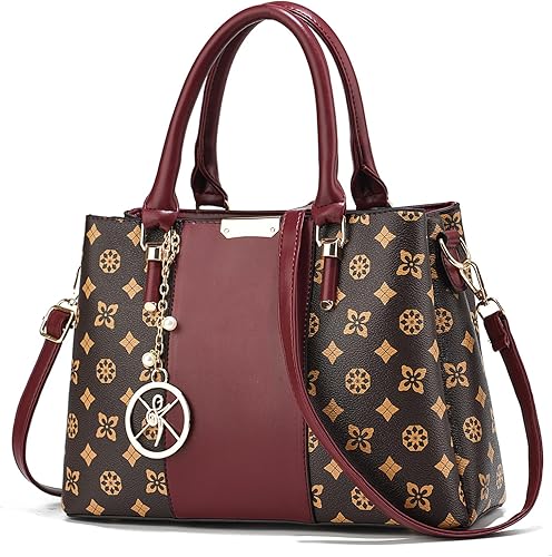 Miniatura 23 de KURGOOL Bolsos y bolsos de mano para mujer, bolso de hombro con asa superior, bolsa de mensajero para mujer