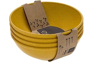 evo sustainable goods: Salad Bowl Set, 24 oz, Yellow