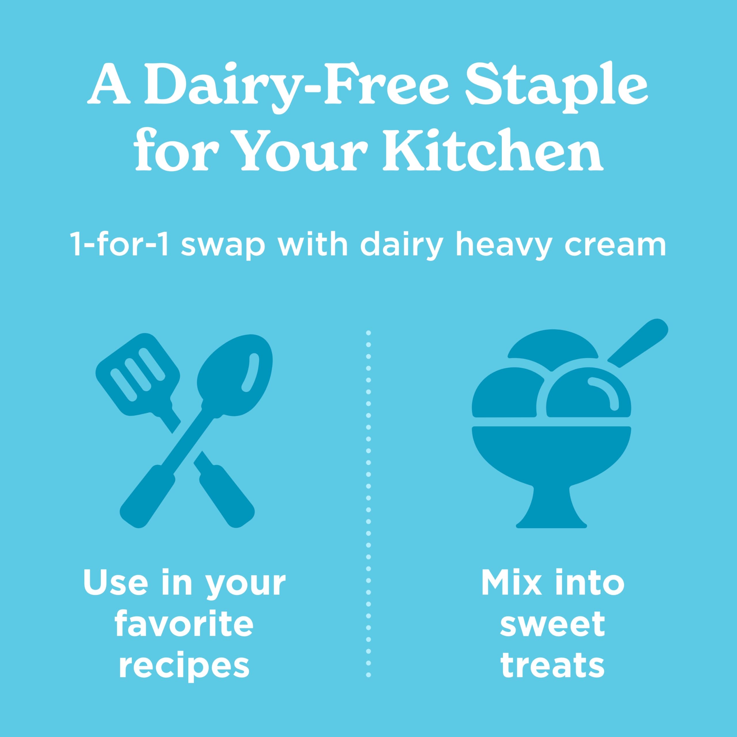 Califia Farms - Heavy Whip Cream Dairy Free Substitute 16 9 Oz Soy Free Plant Based Vegan Non — view 5