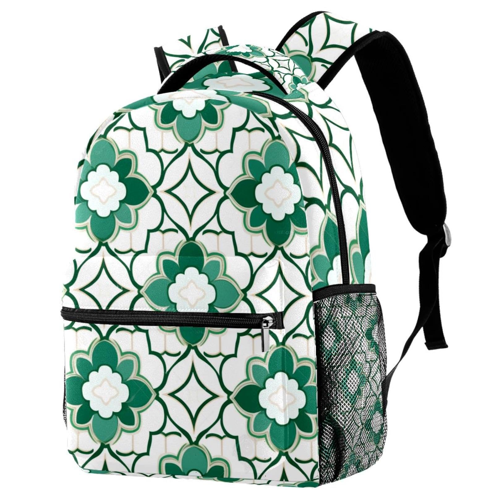 Sac à dos multicolore 29.4x20x40cm à motif géométrique