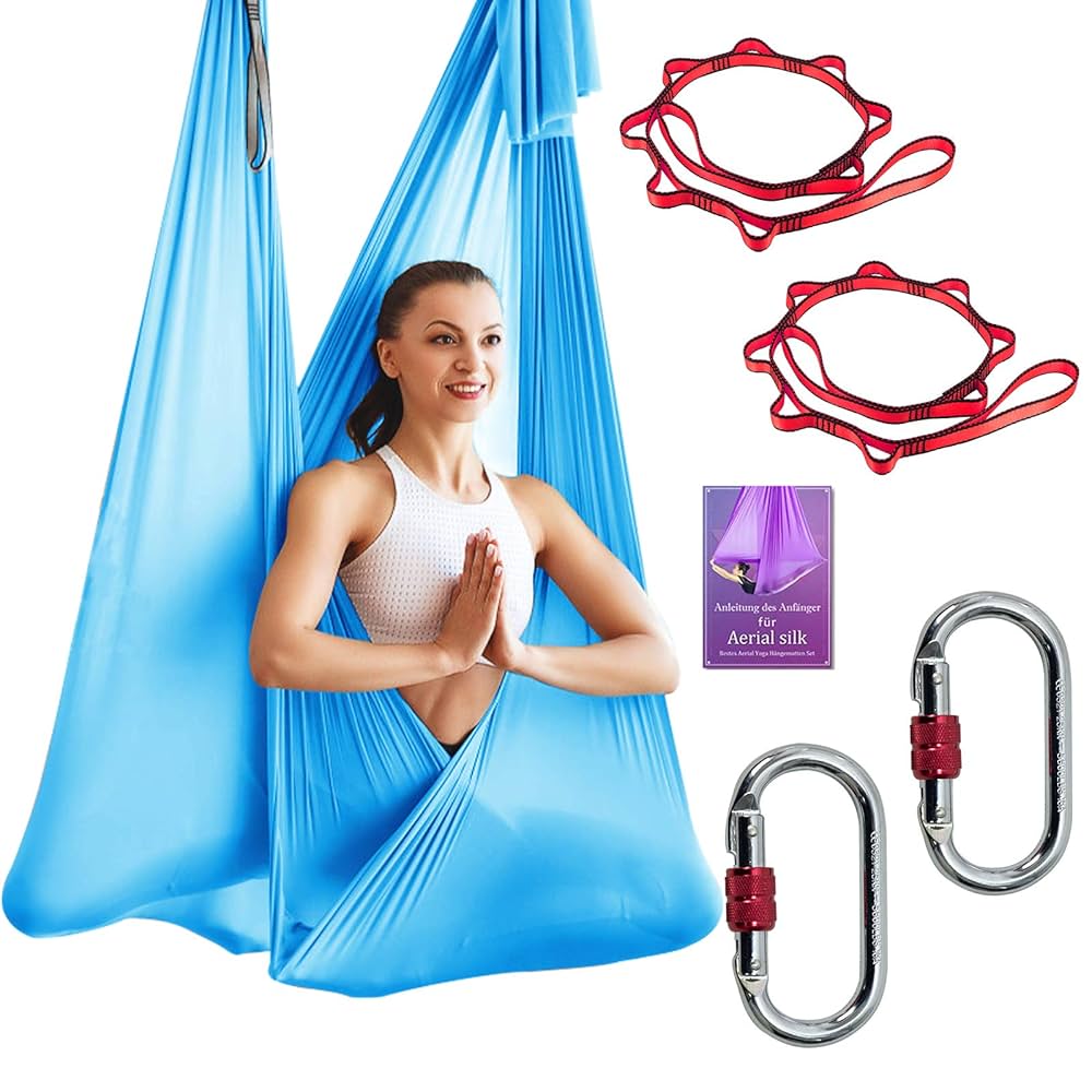 空中ヨガセット Amazon.co.jp: Aerial Yoga Swing Set with Ceiling Hooks 天井