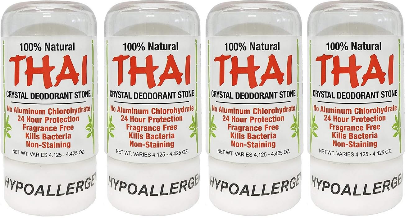 Thai Deodorant Stone 4 PK