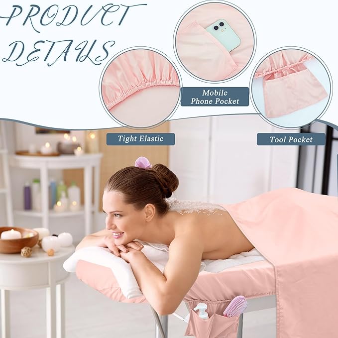 Juego de Sábanas para Camilla de Masaje 24 Piezas 8 Sets miniatura 3