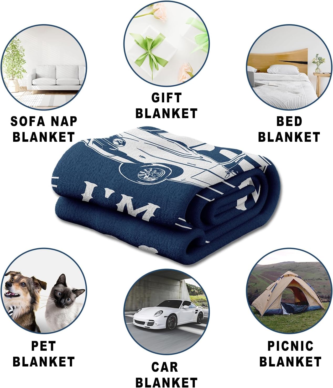 Gifts For Men, Funny Gifts For Men, Fathers Day Birthday Gift For Him, Best Older Man Gift Ideas, Unique Gag Present For Male Grandpa Dad Husband, Cool Fun Retired Gift For Man 60"X50" Blanket - Image 9