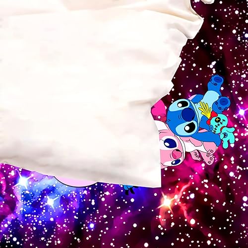 Miniatura 5 de LUSTROVA Juego de cama de 3 piezas de edredón de dibujos animados de anime lindo con 1 funda de edredón y 2 fundas de almohada impresas en 3D,