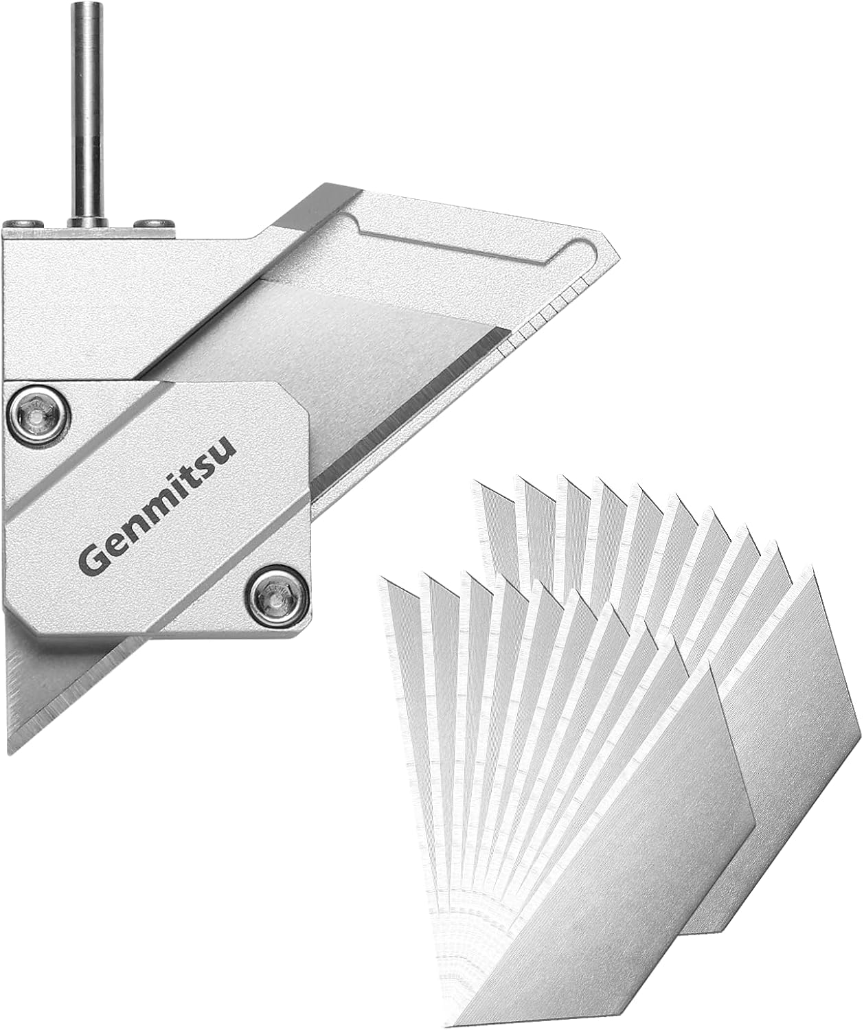 Genmitsu Drag Knife Cutter for CNC Router Machine + 20PCS Utility Knife Blades