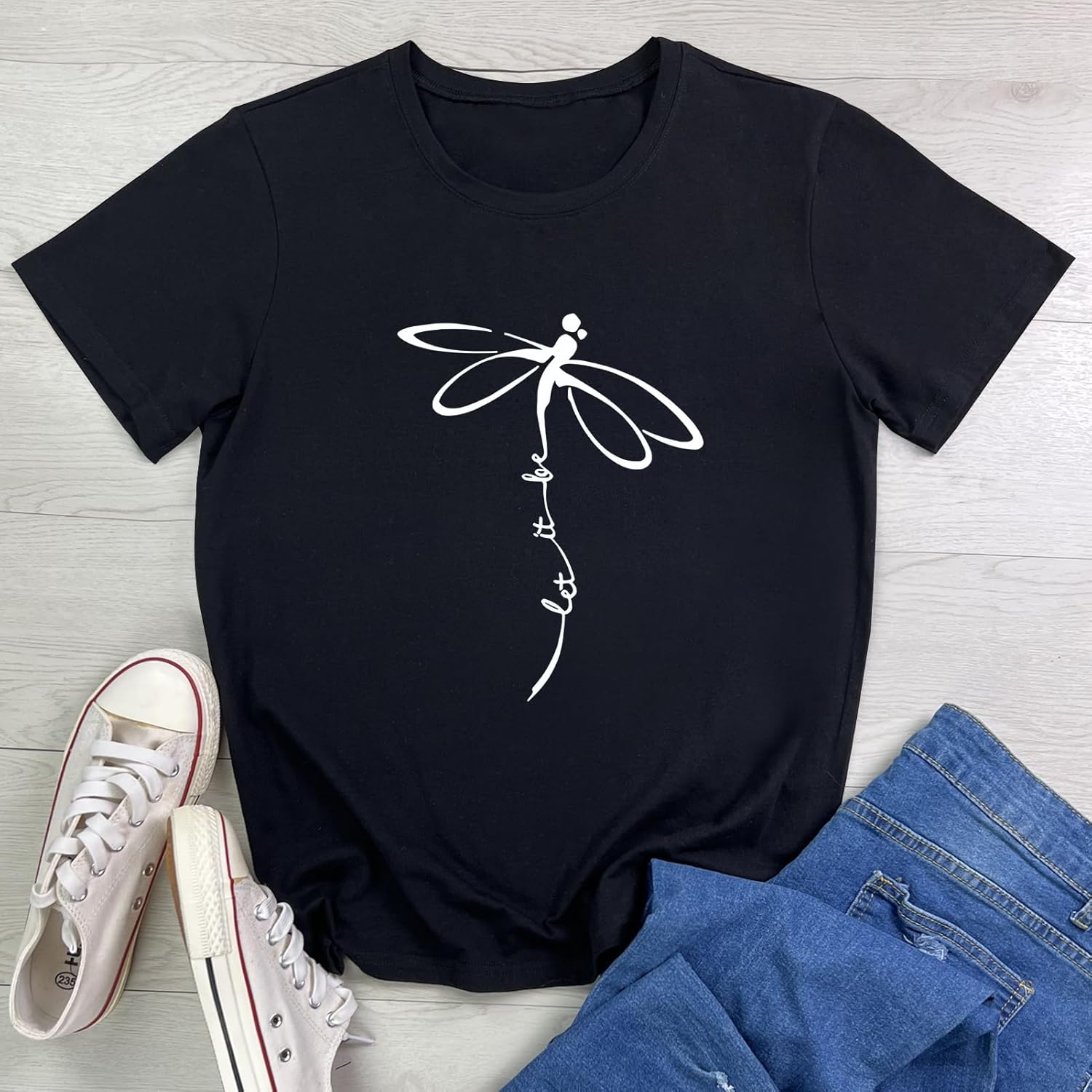 YITAN Women Graphic Shirts Cute Tees Tops - Image 2