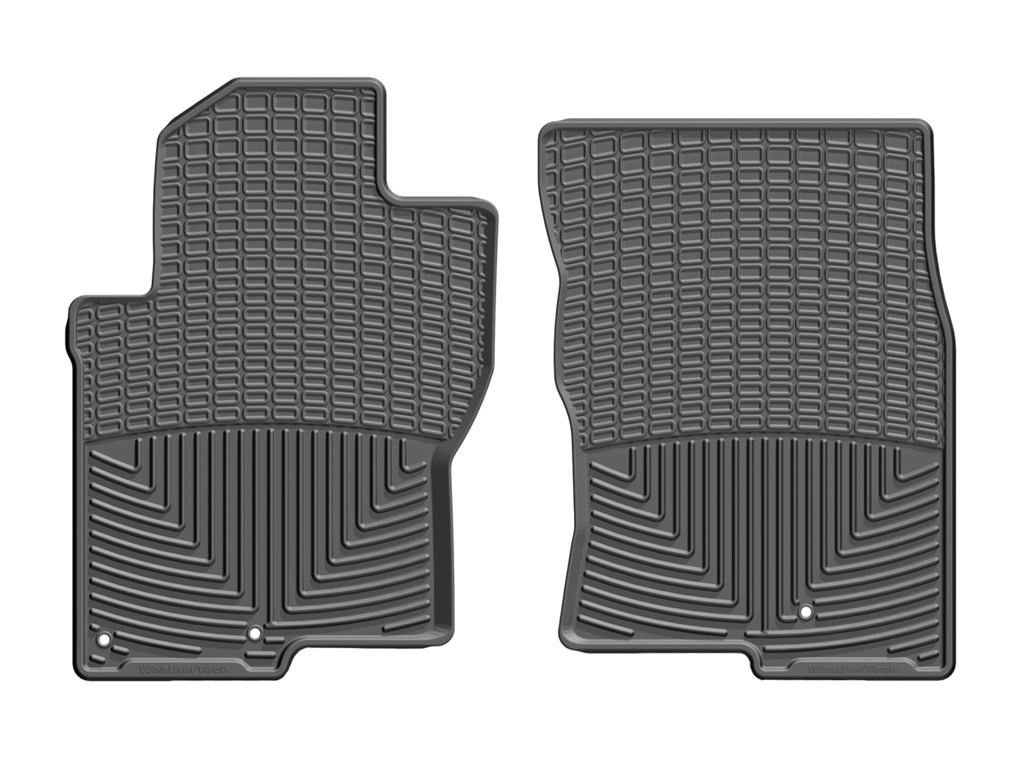 WeatherTech All-Weather Floor Mats for Nissan Frontier Equator - 1st Row W458 Black