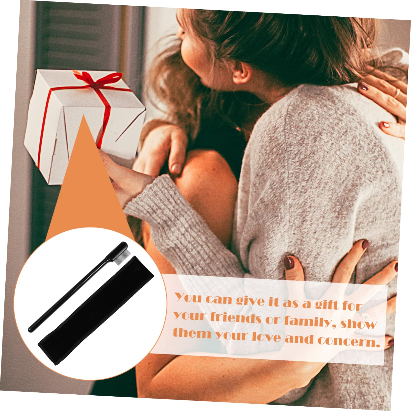 FOMIYES Material Eyebrow Brush Lash Comb Sturdy Easy to Use Daily Makeup Tool for Beginners Professionals