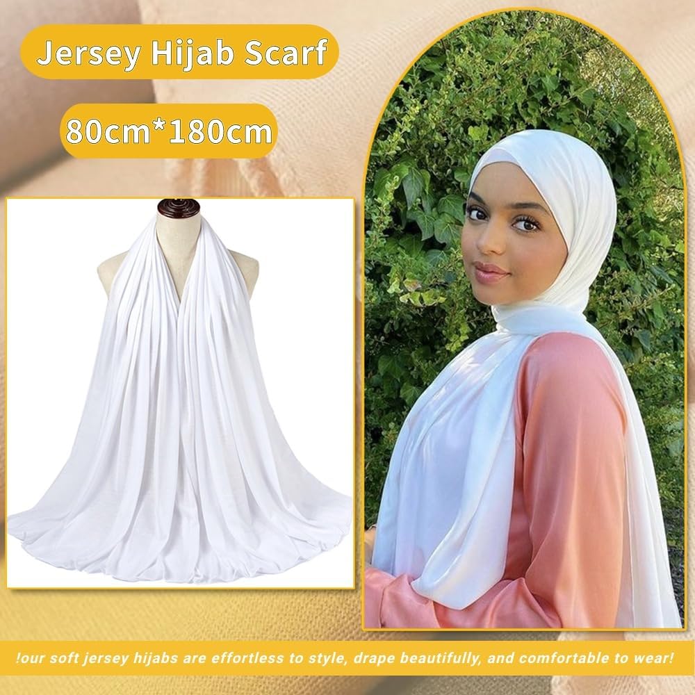 80x180cm Long Head Wraps, Large Hijab Head Scarf for Black Women image 3