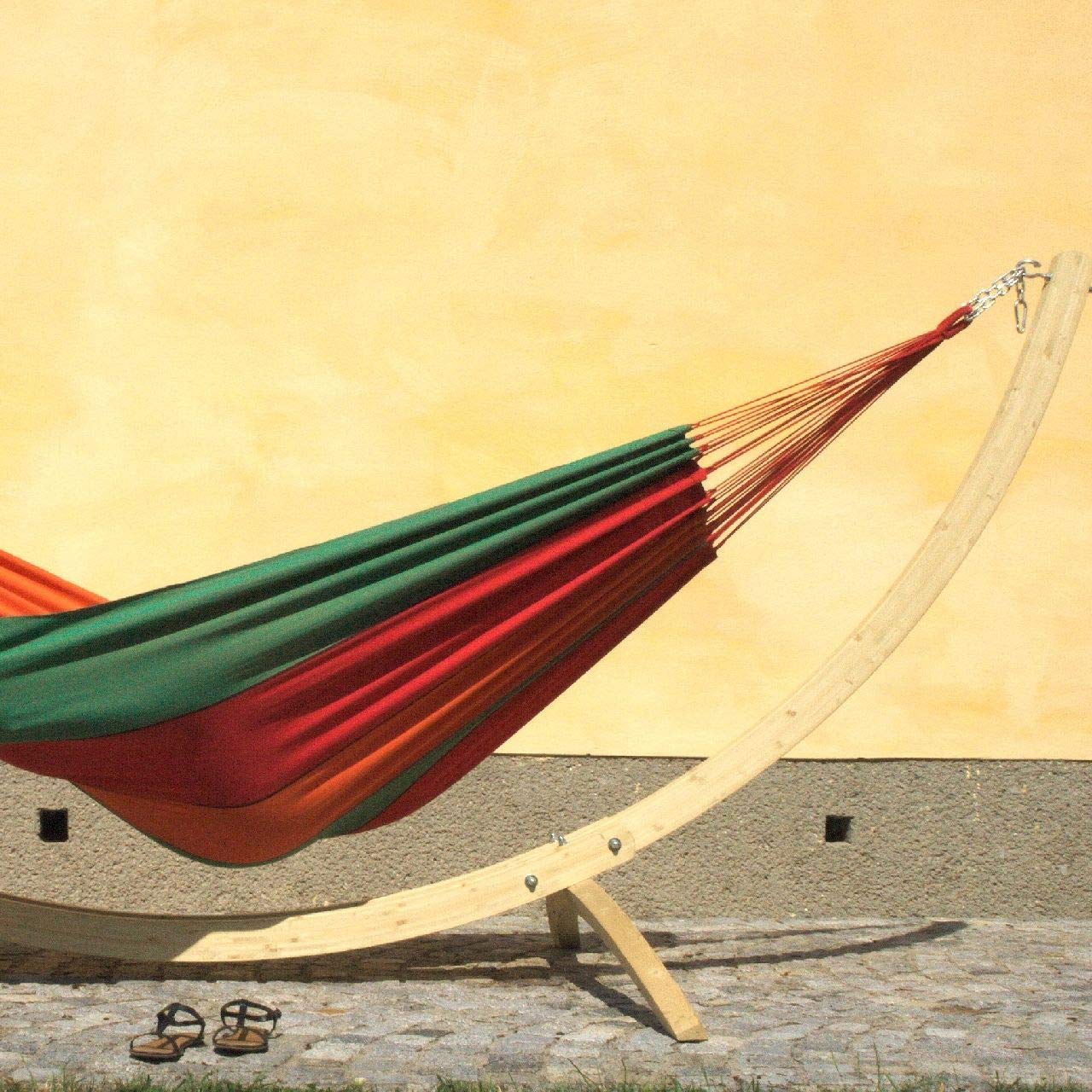 MacaMex MA-01080 Hängematte, Hängematte Baumwolle Südamerika Brasil Comfort Premium Bahia, 400 x 170 x 150 cm, Mehrfarbig