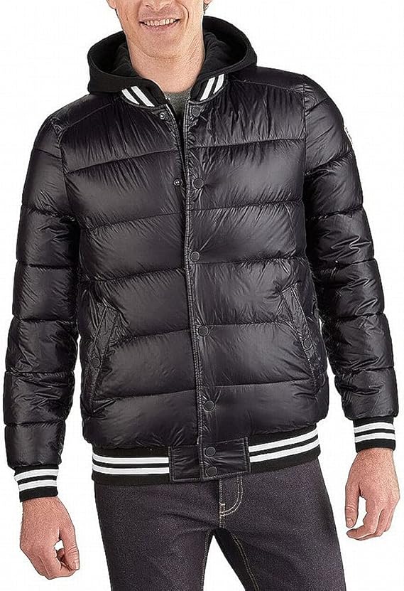 guess bubble jacket black