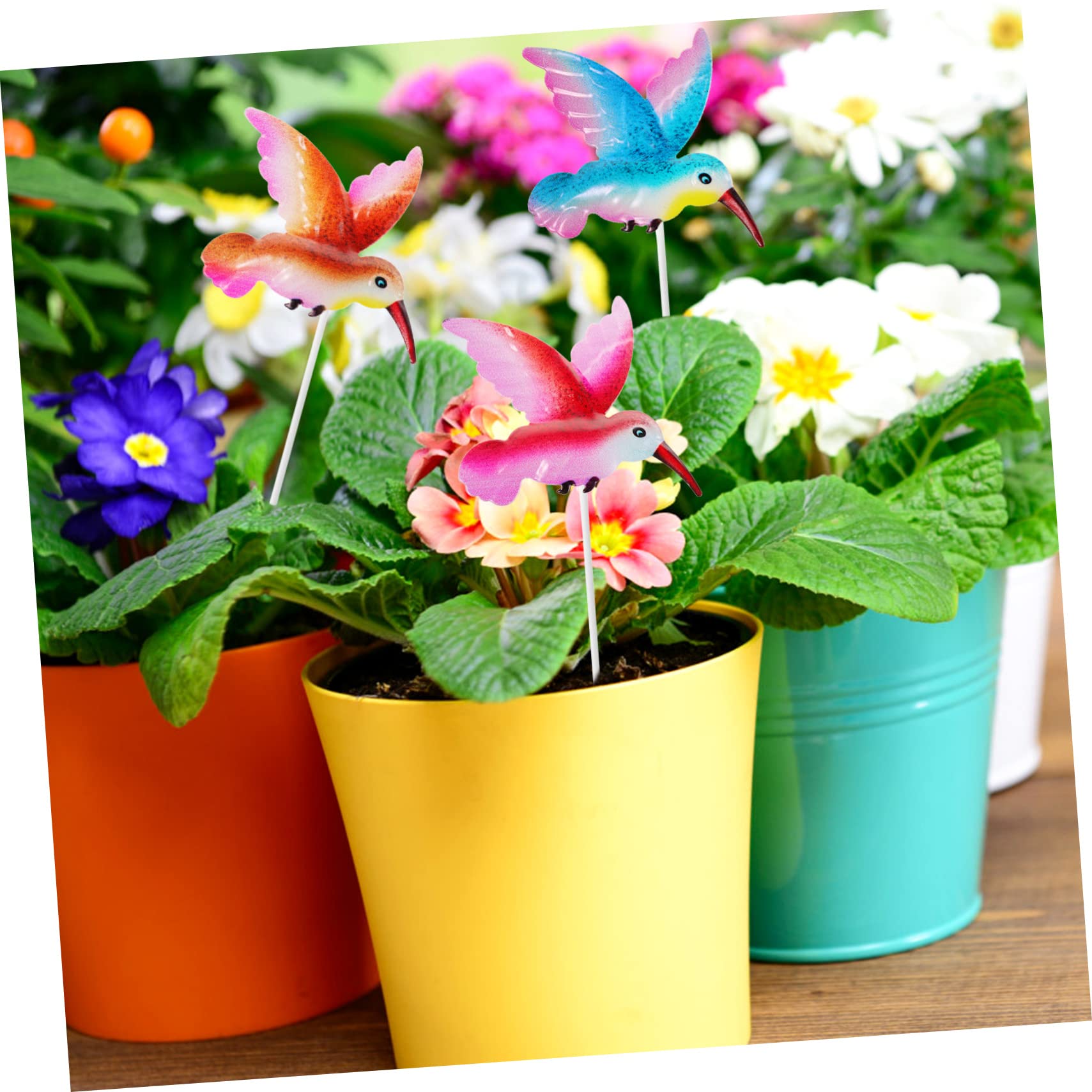 2 Pcs Piquets De Jardin Cerf De Forêt - Décor De Cour En Acrylique Résistant Aux Intempéries Avec Insert De Sol Pour Plantes En Pot Extérieures, Plates-Bandes Florales Et Scènes De Maison