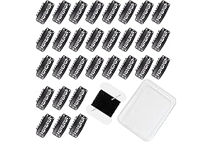 30Pcs Professional U-Shape Hair Clips for Hassle-Free Clip-In Hair Extensions