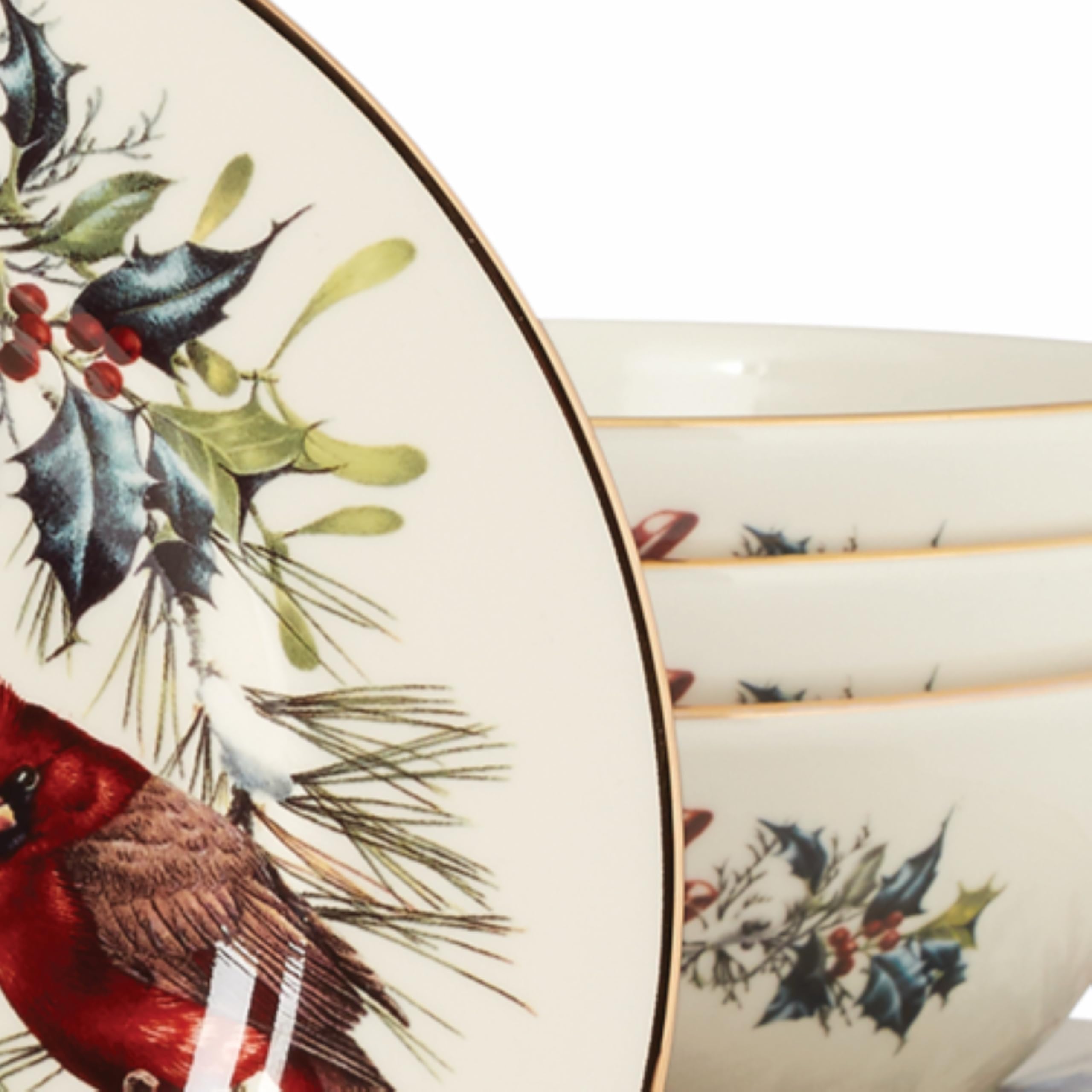 Amazon.co.jp: Lenox 894540 Winter Greetings ディナーウェア12点