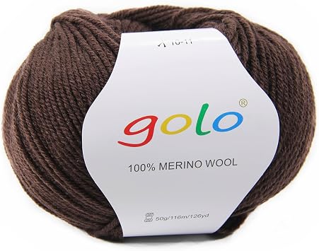 golo Cashmere Craft Yarn for Hand Knitting - 50g / 126 yd - Ultra Soft Luxury Cashmere Yarn Premium Hand-Knitting