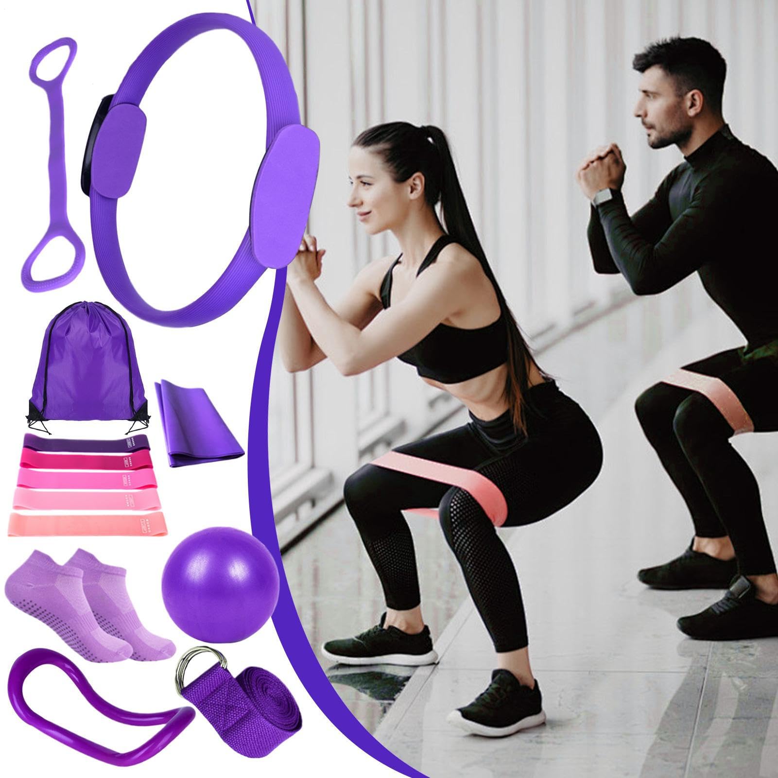 Better Me Kit Pilates Complet 14 Pièces Maison Accessoires Yoga Fitness Femme