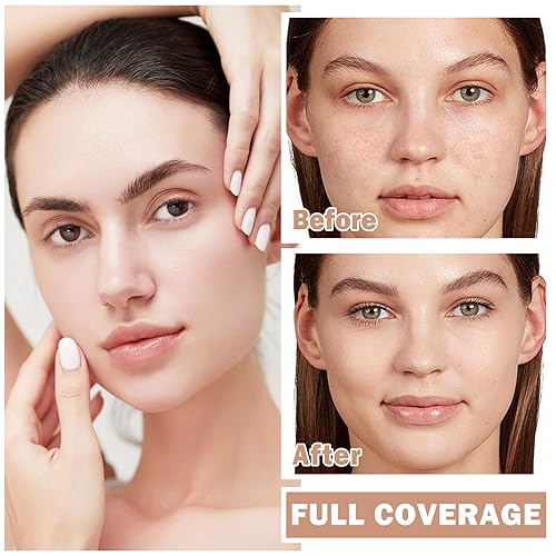 Miniatura 3 de AirBrush - Base de maquillaje en aerosol de cobertura completa, base de cojín de aire mate, base de maquillaje con aerógrafo para rostro, set de