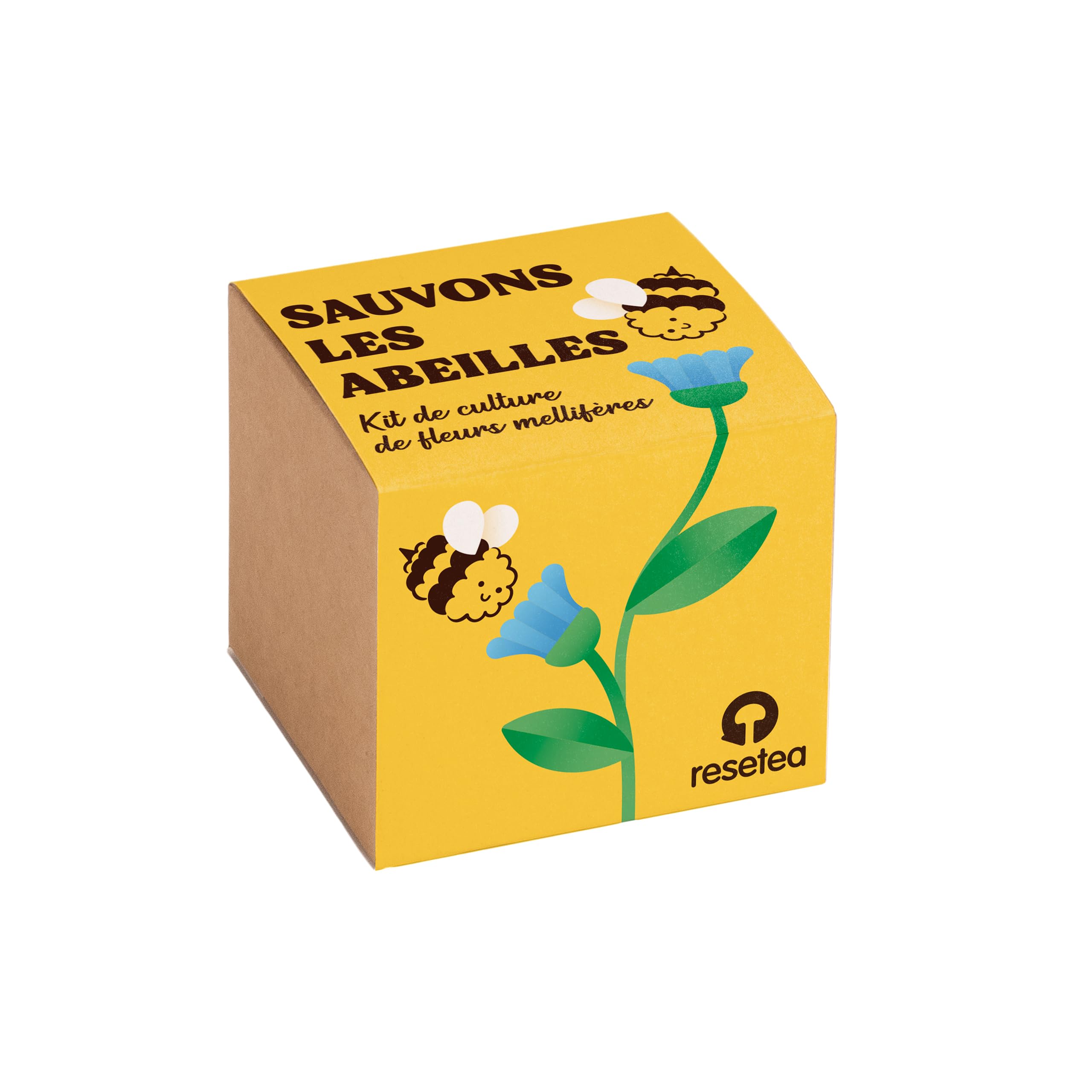 Save the Bees | Zestaw do uprawy kwiatów miodowych | Bomba nasiona dla zapylaczy | Uprawiaj kwiaty dla pszczół w domu | Oryginalny i edukacyjny prezent