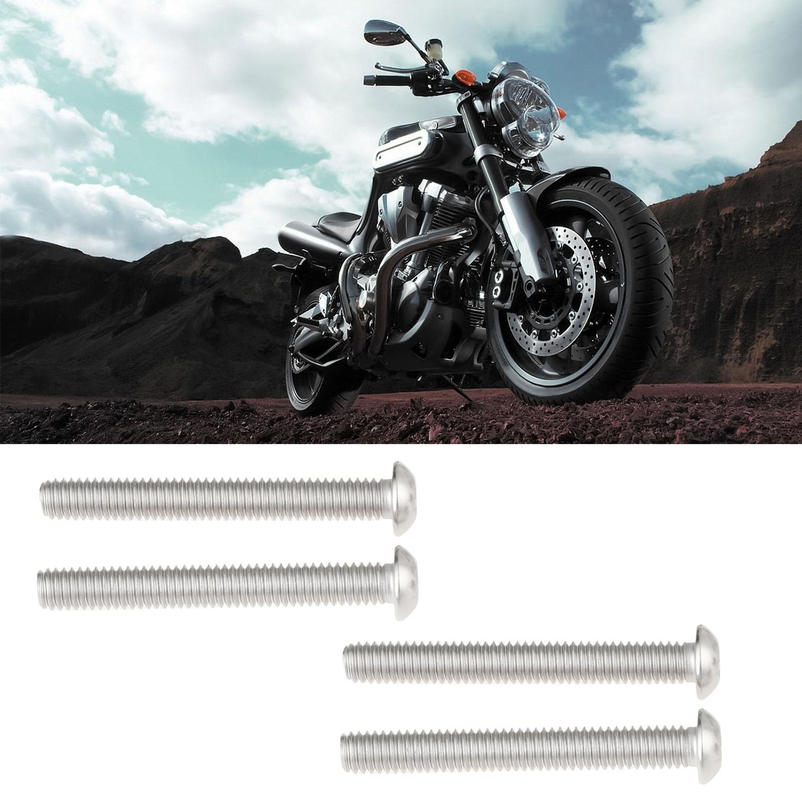 ECSiNG Kit de quincaillerie d'amarrage de moto compatible avec Har-ley Softail 1984-2017