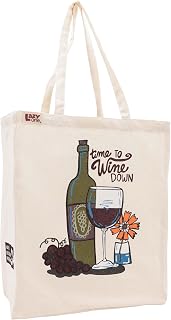 Lazy One Canvas Tote Bag, Novelty Tote Bag for Women and Men, Reusable Shopping Bags, Perfect for Shopping, Travel and Work