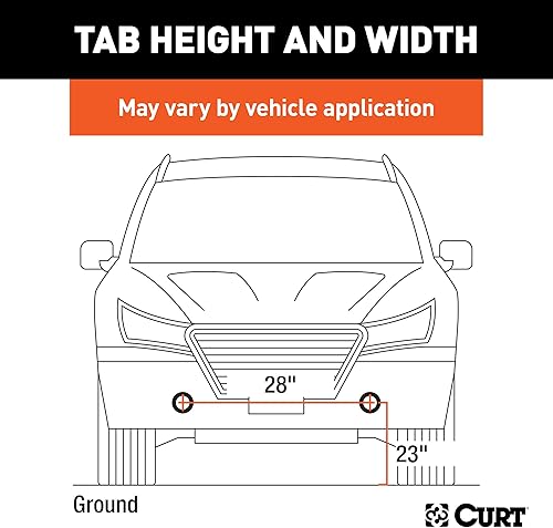 Miniatura 2 de CURT 70107 Soportes de placa base de barra de remolque personalizados para remolque de bote, se adapta a Chevrolet Colorado, GMC Canyon