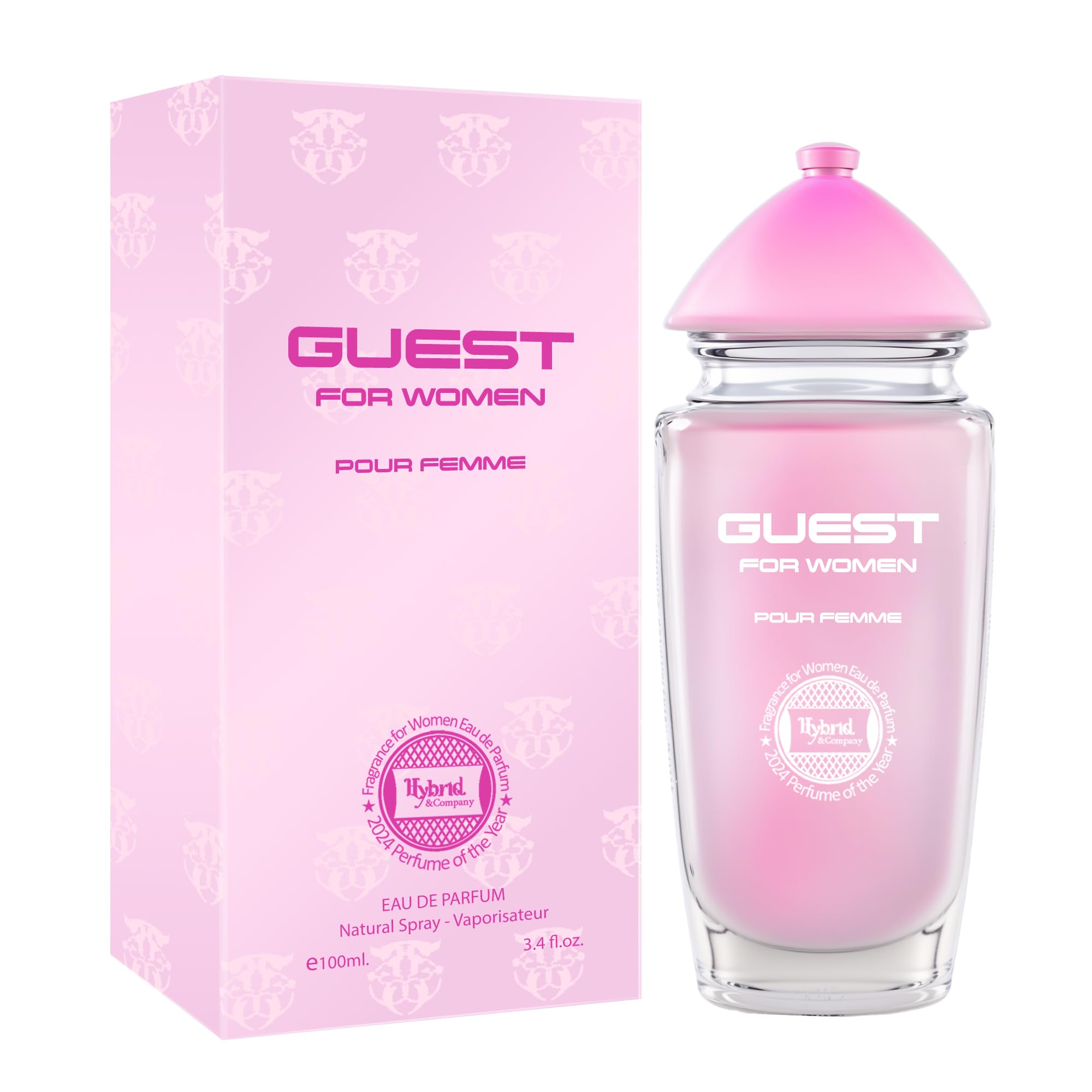 Hybrid & CompanyWomen Guest Pour Femme Eau De Parfum Natural Spray Vaporisateur 3.4 Fl Oz