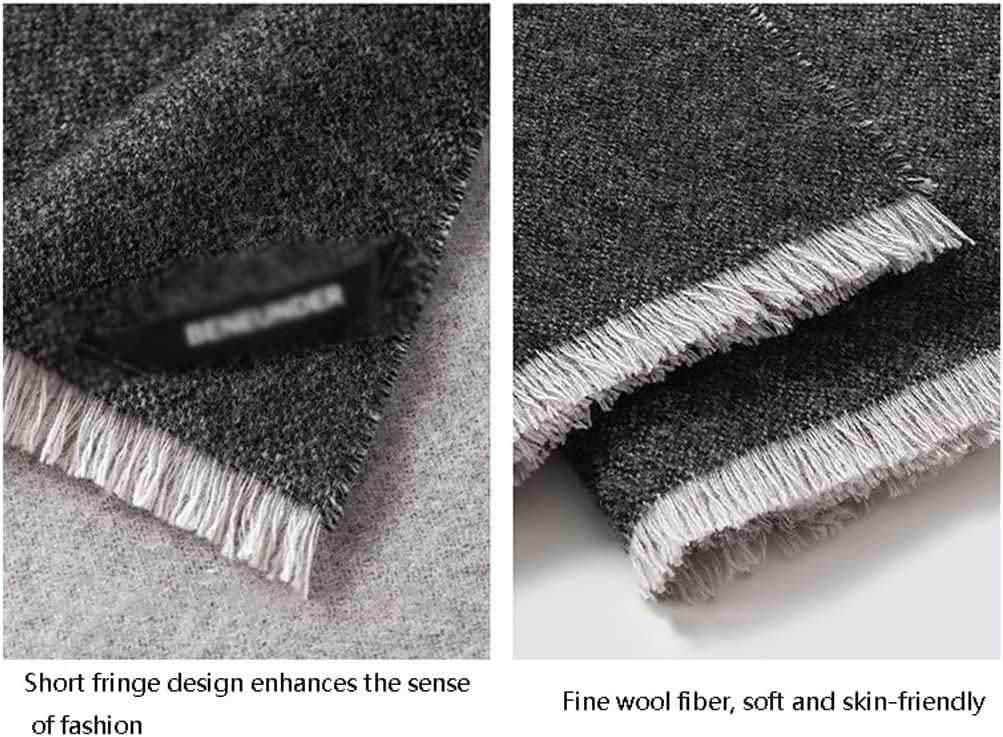 Neu Kaschmir-Quastenschal, verdickte warme Deckenschals, Wollschal-Wraps, Herbst-Winter-Mode-Damenschal 70,9 * 23,6 Zoll Mehrweg