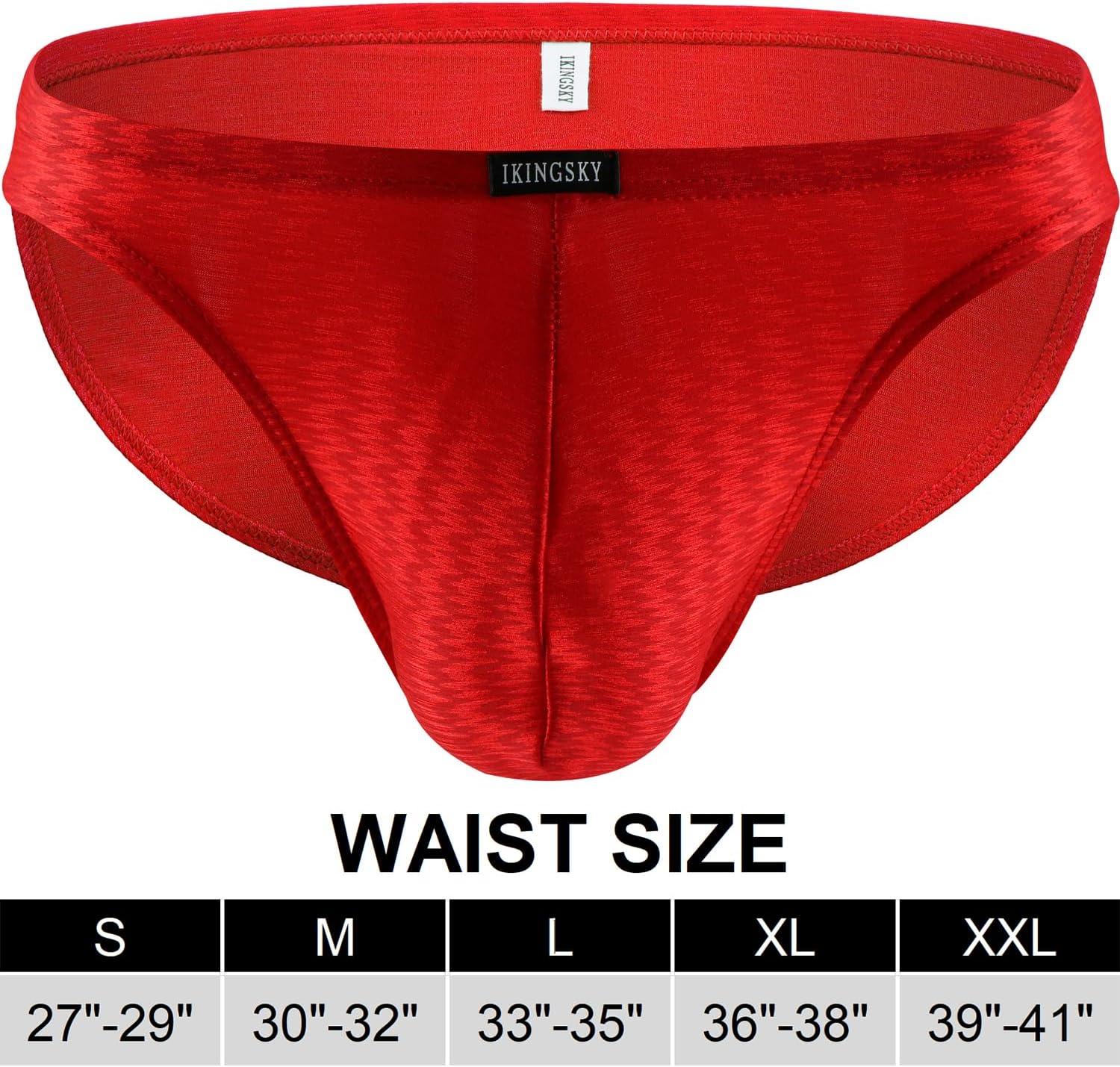 iKingsky Men's Shining Briefs Sexy Big Pouch Underwear High Stretch Bluge Mens Under Panties - Image 7