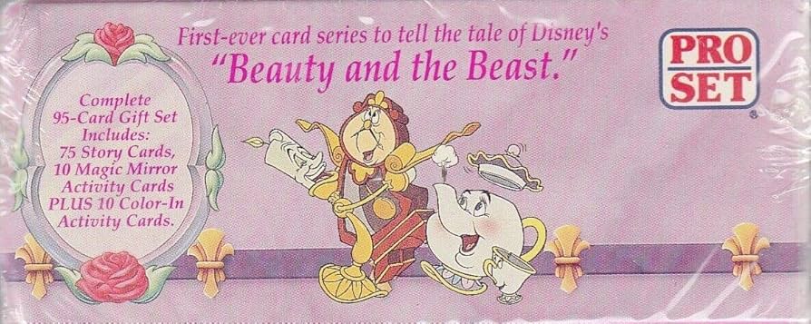 BEAUTY AND THE BEAST 1992 PRO SET FACTORY BASE CARD & INSERT
