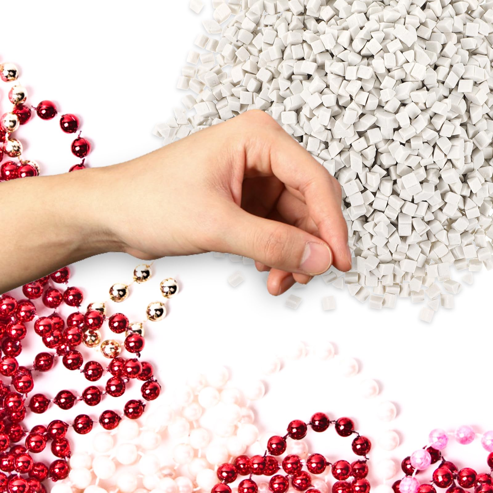 2 Sets Keramische Dreieck Schleifmittel 500G Für Polierschleifmaschine Effektives Polieren Von Steinen Und Perlen Diy Schmuckherstellung Hochwertige Tumbler Medien Für Vibrationsmaschinen
