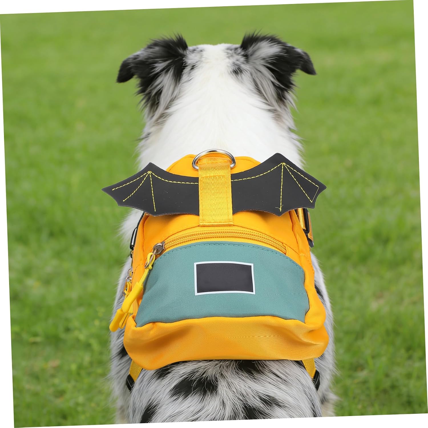 1Pc Pet Self Wearing Backpack for Dogs Storage Pouch Capacity for Outdoor to Use with Smooth Zipper Closure for Hiking