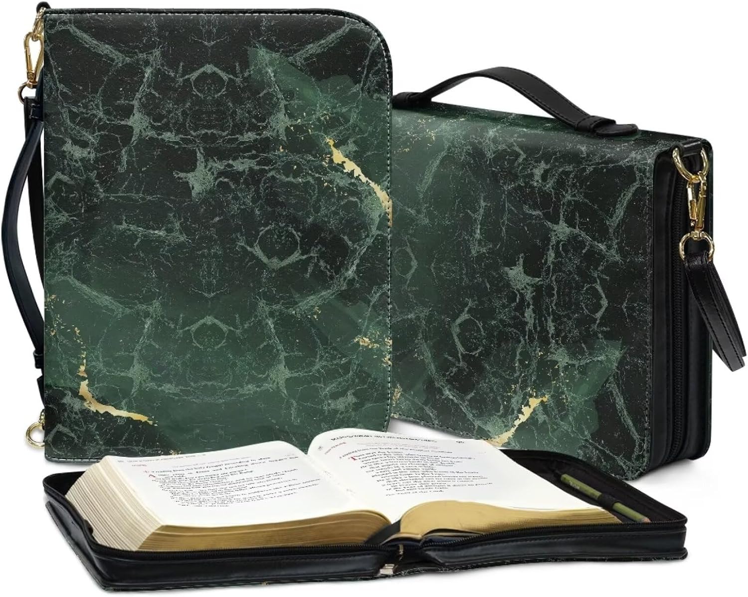 Bible Covers for Study Bibles Leather Bible Tote Bible with Zipper