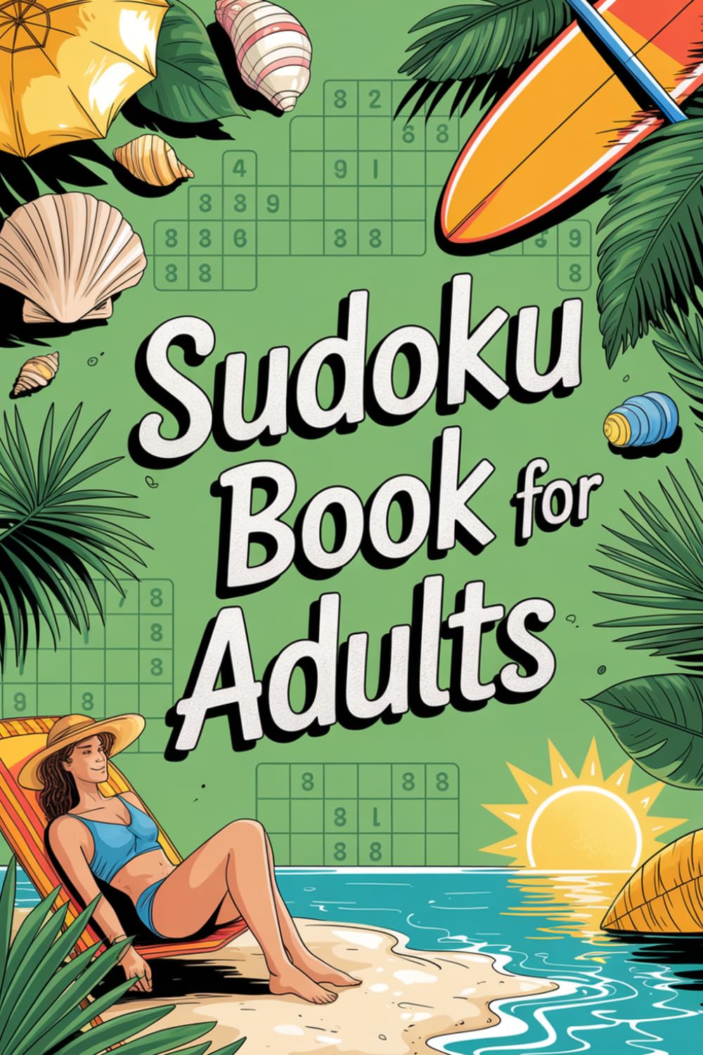 Sudoku Book for Adults: Number-Logic Strategy Puzzle Workbook for Grown-Ups