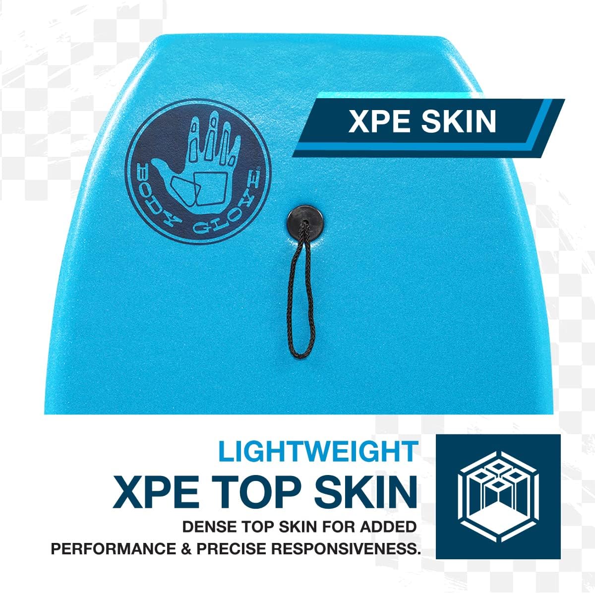Body Glove Method 41 Inch Bodyboard - EPS Core, HDPE Slick, Crescent Tail, Graphic Slick, Includes Leash for Men (41 INCH)