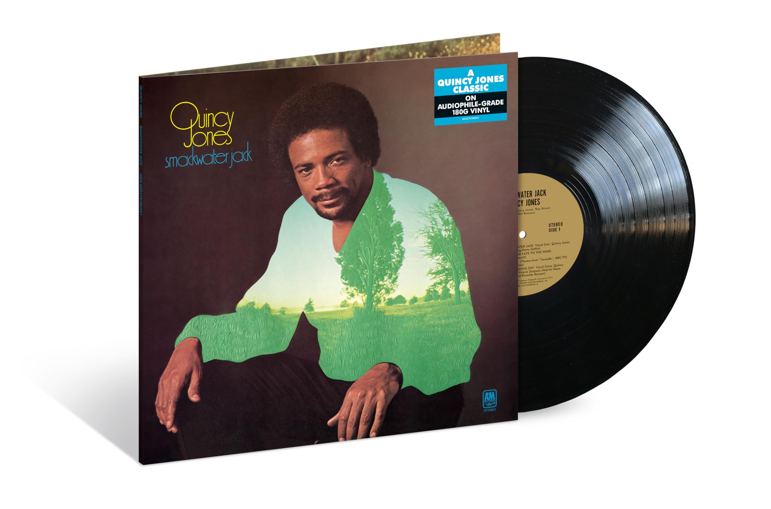 Quincy Jones Smackwater Jack LP vinyl Europe Decca 2025 2025 reissue in embossed