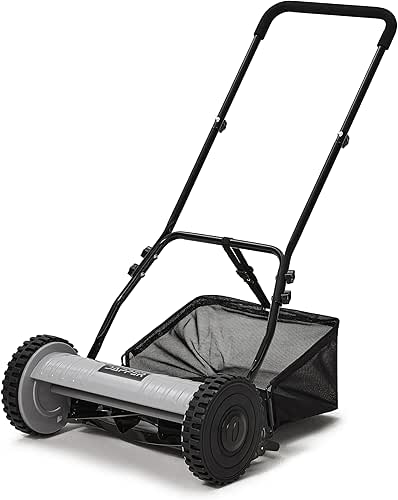 16" Push Reel Lawn Mower with Grass Catcher – Manual