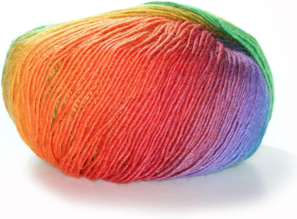Crystal Palace - Mochi Plus Knitting Yarn - Intense Rainbow (# 551)