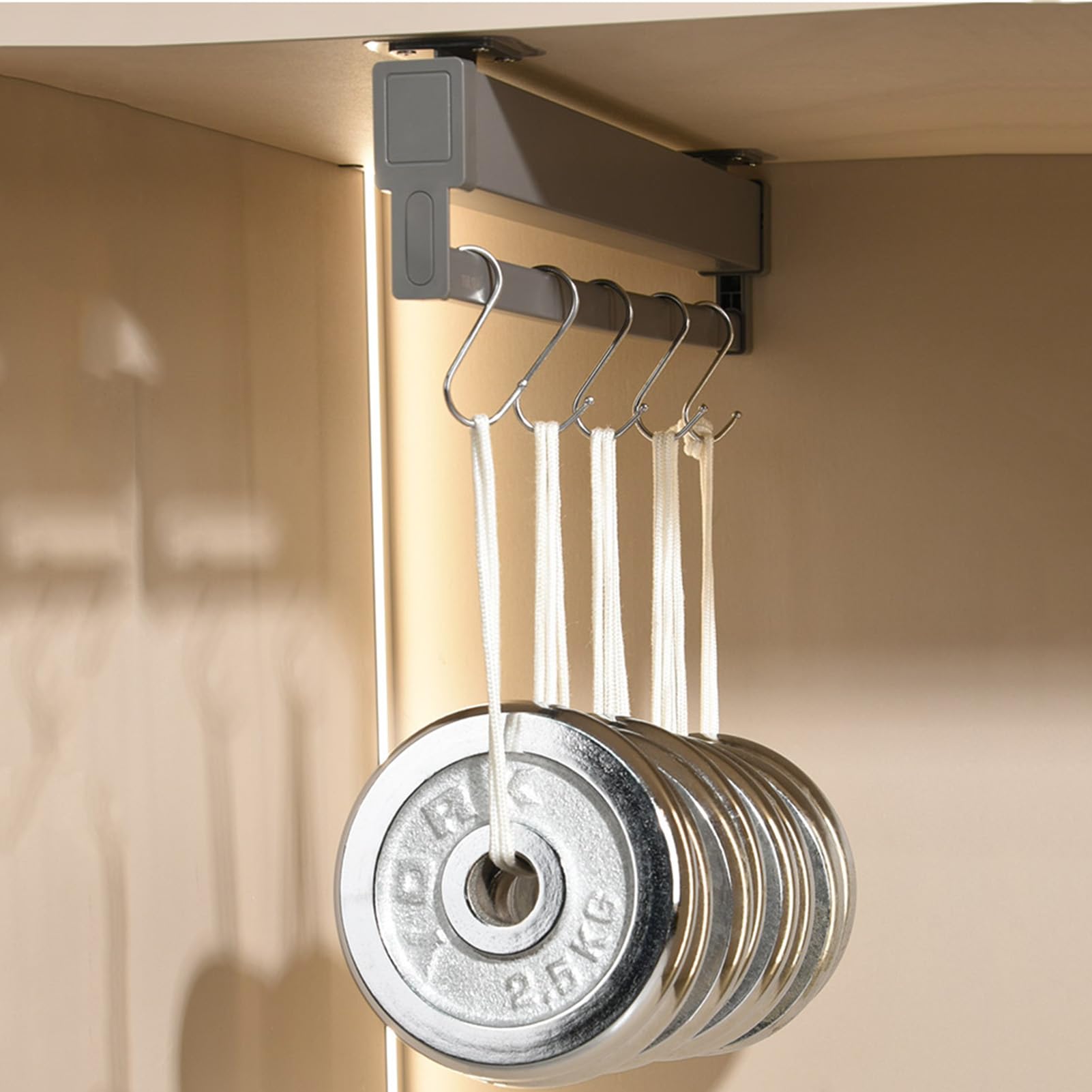 Percha extensible extensible de 310 mm, barra telescópica ajustable para almacenamiento de armario, ahorro de espacio, soporte multifunción para pantalones