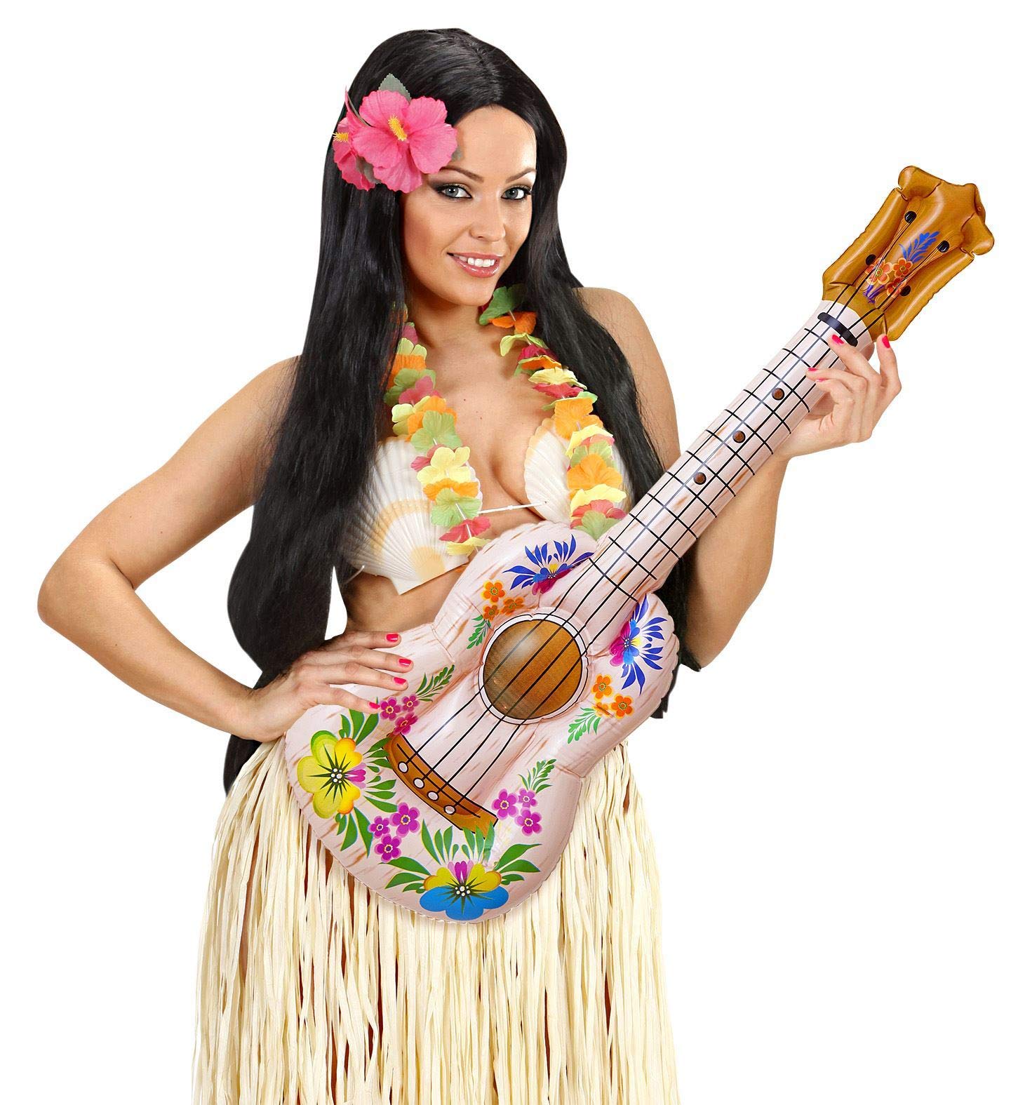 Nadmuchiwana gitara Hula 105cm Nadmuchiwane Akcesoria dla Tropical Beach & Hawajskie Kostiumy Kostiumy & Garnitury