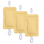 Door Silencer Door Jammer Door Closer Cushion Nursery Door Silencer Door Latch Cover 3 Pack for Noise Reducing Quiet Doors Baby Toddler Safety 3.25 x 5.5 Inch (New Yellow)