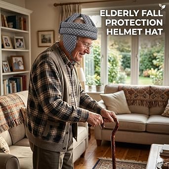 Thick Soft Elderly Protective Hat, Special Needs Hat, with Breathable