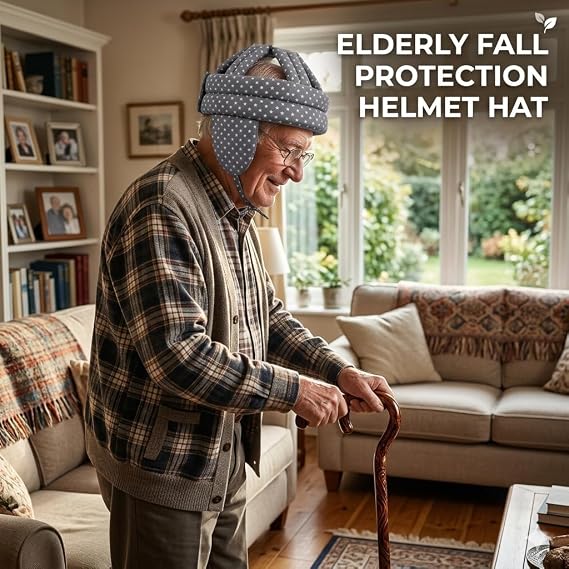 Thick Soft Elderly Protective Hat, Special Needs Hat, with Breathable