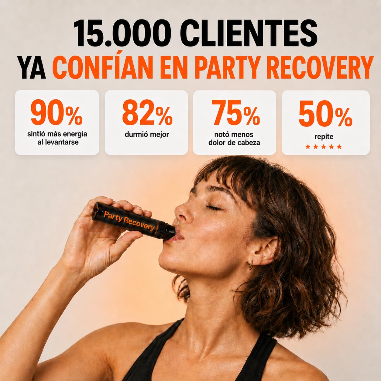 Complemento Stop Resaca Bebible | Vitamina C + Zinc + Taurina + Melatonina + Magnesio Bisglicinato | Anti Resaca 29 Activos Naturales | Kit 5 Shots | Alta Absorción - Party Recovery by BACK2LIFE | Bebible, con Vitamina C, Zinc, Taurina, Melatonina y Magne