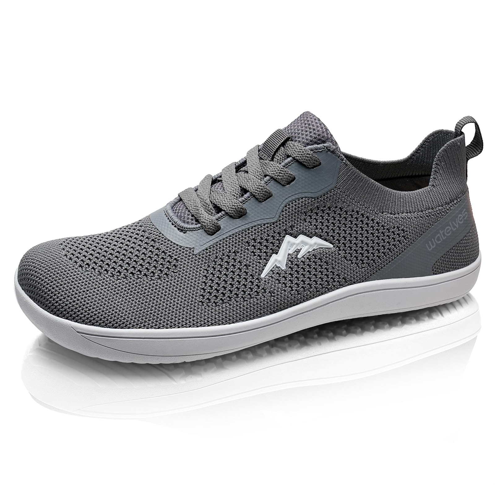WateLves Breite Barfuss Schuhe Damen Barfußschuhe Herren Minimalistische Traillaufschuhe Leichte Atmungsaktiv Walkingschuhe Fitnessschuhe
