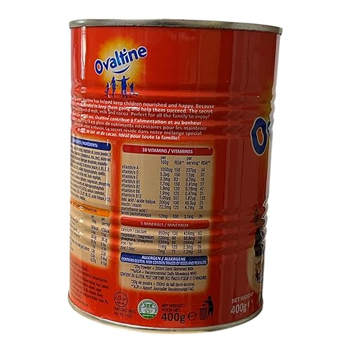 Miniatura 2 de Mezcla de bebida en polvo de malta de chocolate, 10 vitaminas y 5 minerales, más del 50% de malta