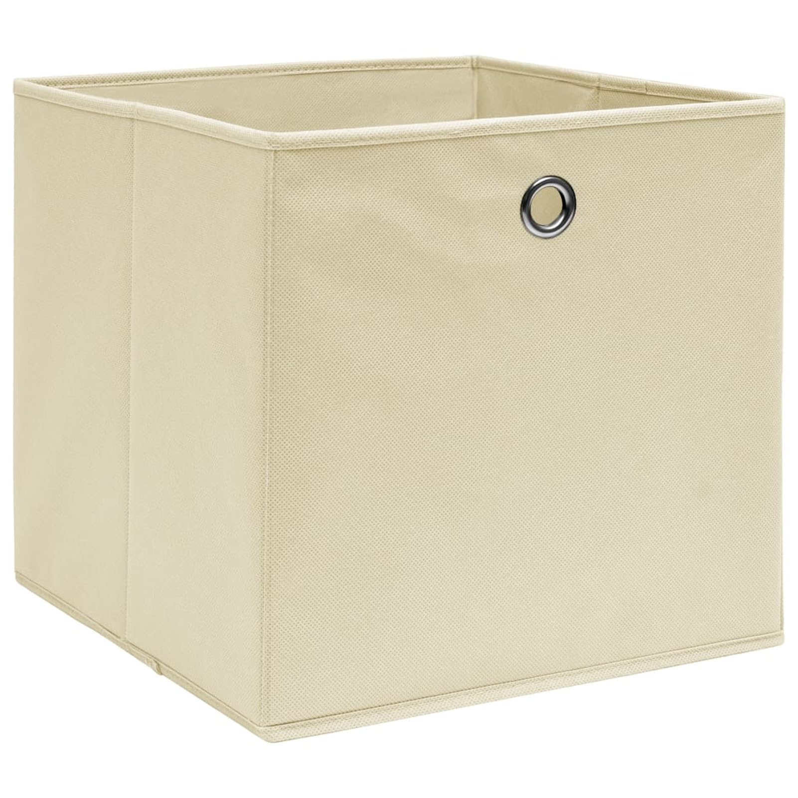 LAPOOH Aufbewahrungsboxen 10 STK Spielzeugkiste, Aufbewahrungskiste, Kleideraufbewahrung, Kleideraufbewahrung & Organisation, Creme 32x32x32 cm Stoff