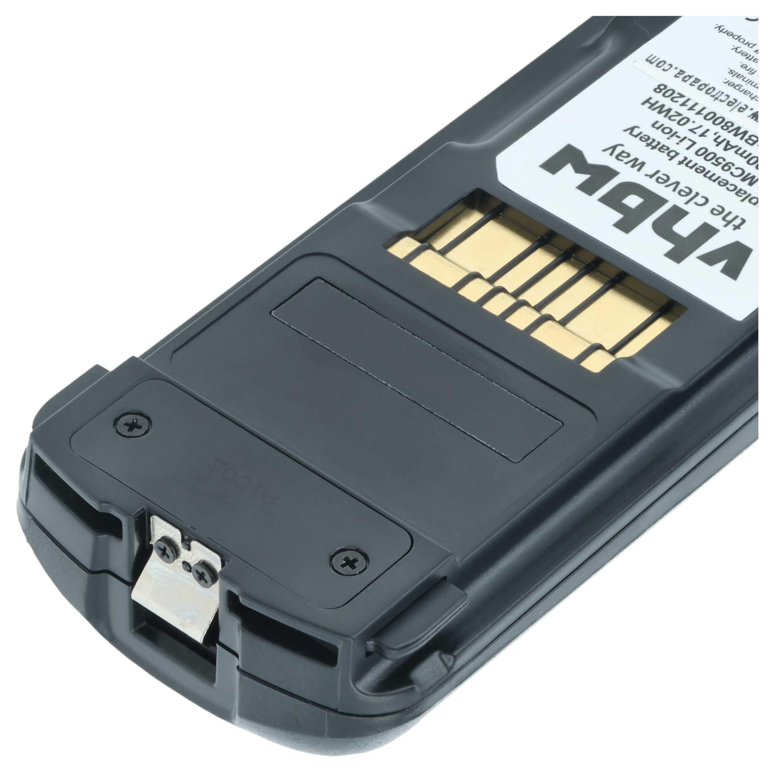 vhbw 2X Akku Ersatz für Symbol 82-111636-01 | BTRY-MC95IABA0 für Barcodescanner POS (4600 mAh, 3,7 V, Li-Ion)