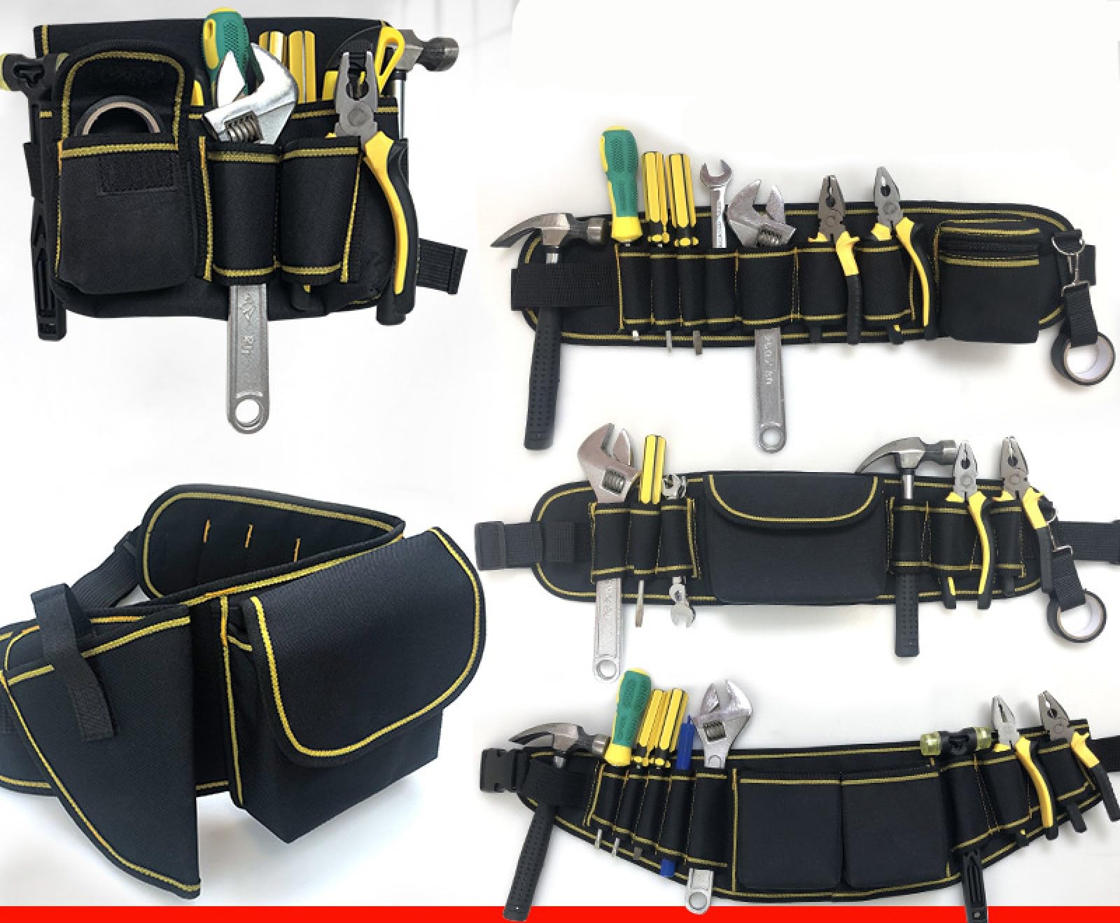 Pochette à Outils De Poche, Pochettes De Ceinture à Outils Avec Clip De Ceinture, Mini Pochette De Rangement D'outils Utilitaires Pour électricien, Charpentier, Construction